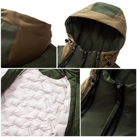 EB | Stylische Herren Winterjacke mit Doppelt Zipper