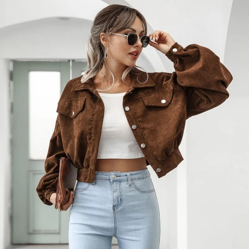 EB | Stylische Kurze Jeansjacke