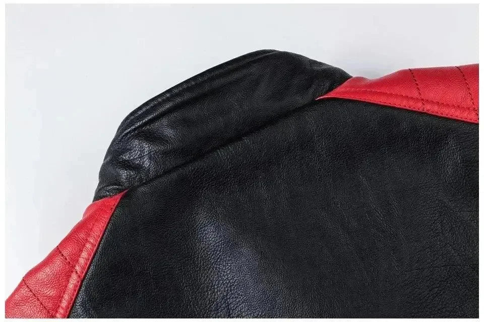 EB | Stilvolle Slim-Fit Herren Leder Bikerjacke