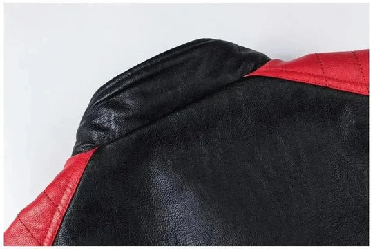 EB | Stilvolle Slim-Fit Herren Leder Bikerjacke