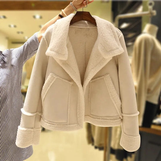 EB | Stylische Wildlederjacke für Frauen - Fiene'S Jacke