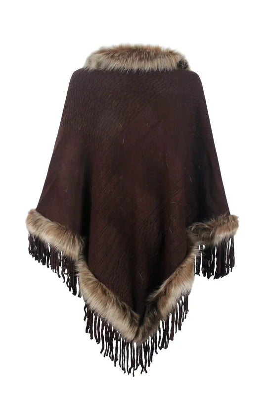 EB | Stilvolles Winter-Poncho für Frauen