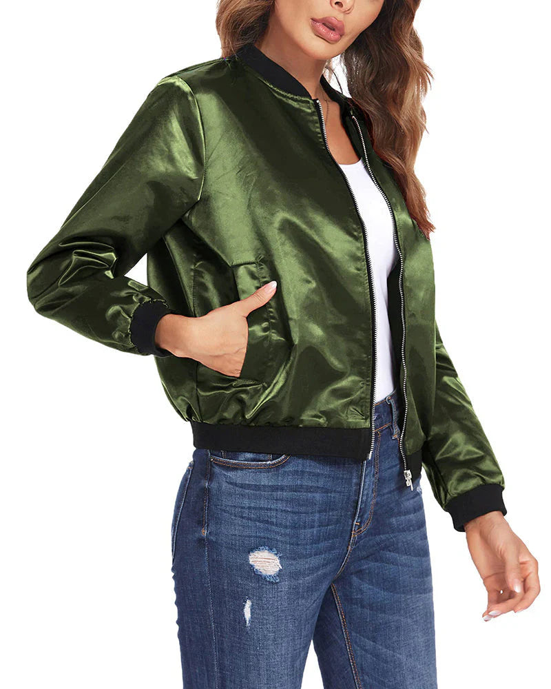 EB | Stilvolle Damen Bomberjacke - Leicht & Bequem