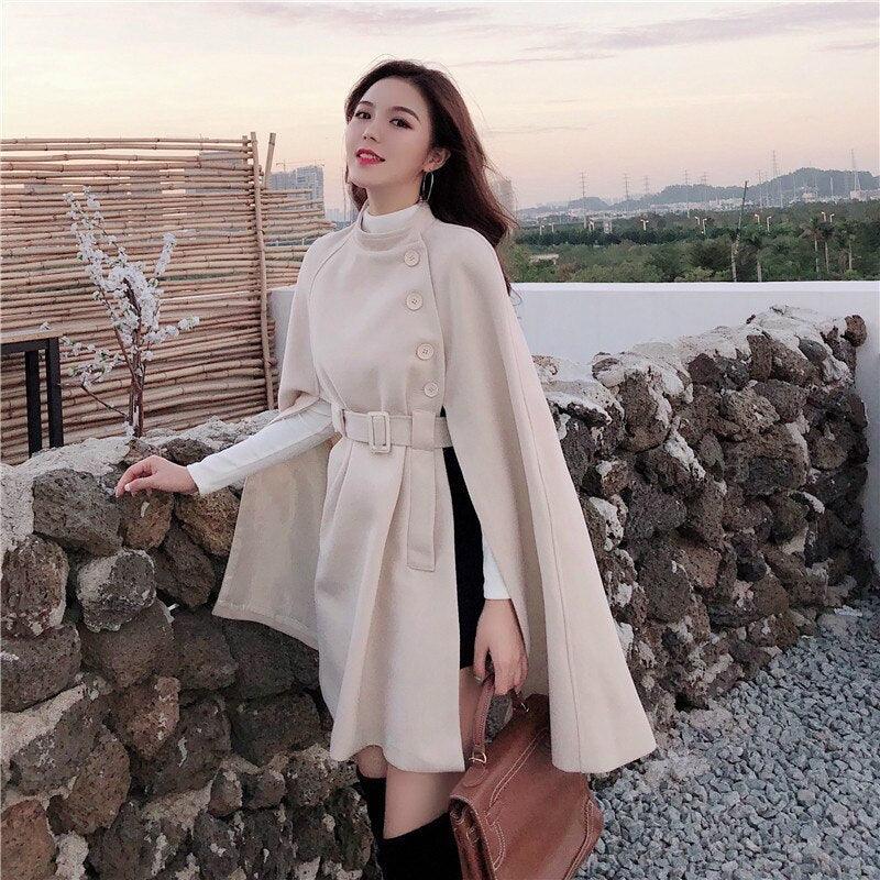 EB | Stylische Damen-Cape-Jacke - Alishas Jacke