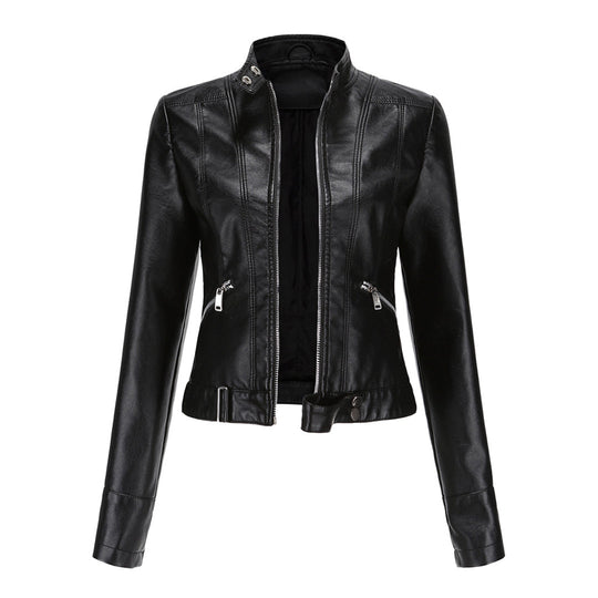 EB | Stilvolle Damen Lederjacke Im Klassischen Design