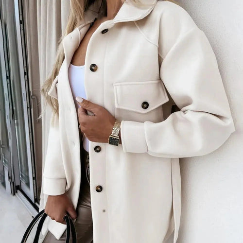 EB | Damen Mid-Season Chic Jacke mit Slim Fit und Frühlingsvibes