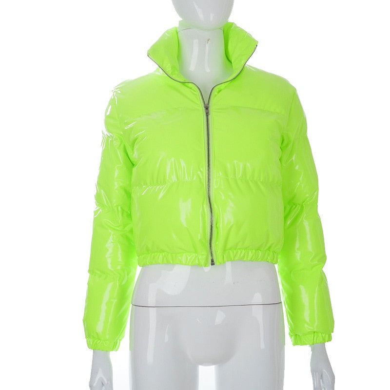 EB | Stylische Damen Pufferjacke - Warme Bomberjacke