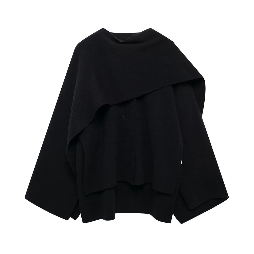 EB | Stylischer Damen-Winter-Poncho