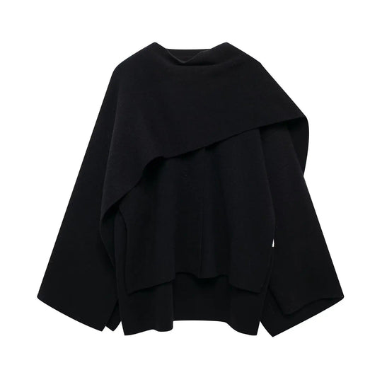 EB | Stylischer Damen-Winter-Poncho