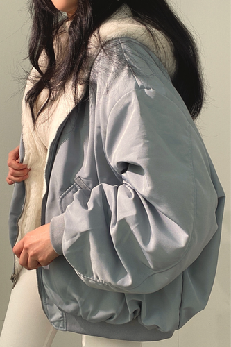 EB | Damen Winter Wolle Doppelknopf Trenchcoat