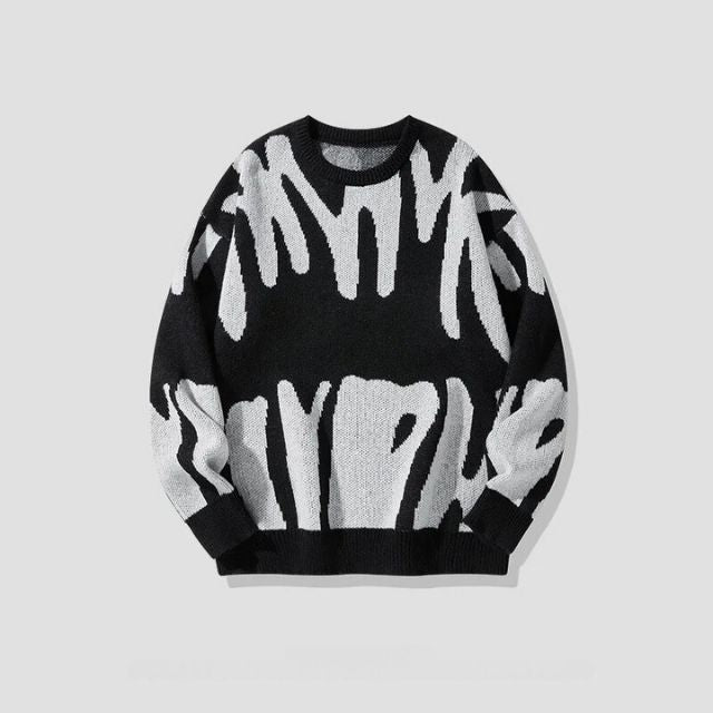 EB | Sweatshirt mit mutigem abstraktem Muster