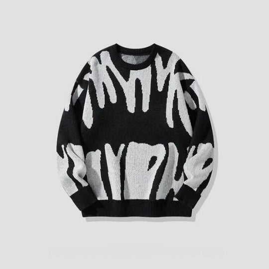 EB | Sweatshirt mit mutigem abstraktem Muster