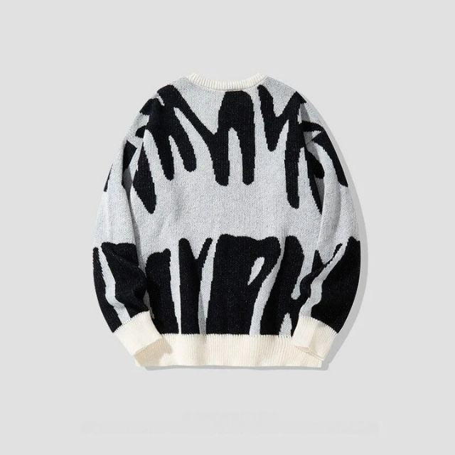 EB | Sweatshirt mit mutigem abstraktem Muster