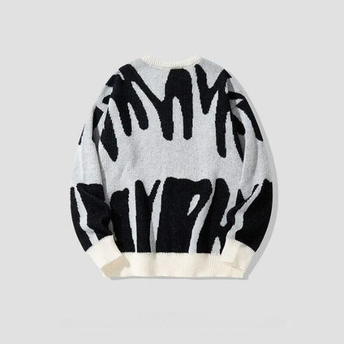 EB | Sweatshirt mit mutigem abstraktem Muster
