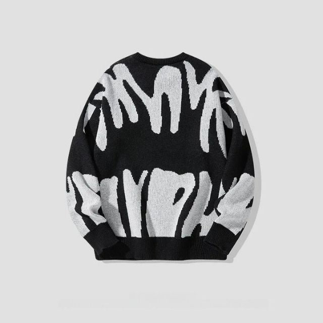 EB | Sweatshirt mit mutigem abstraktem Muster