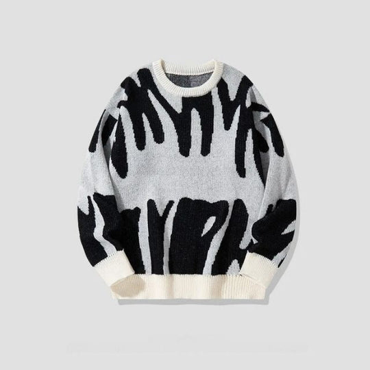 EB | Sweatshirt mit mutigem abstraktem Muster