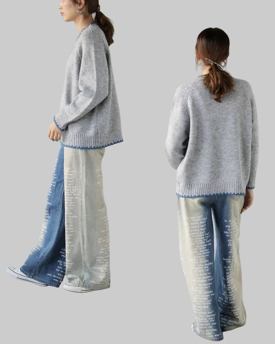 EB | Damenpullover Im Retro-Stil