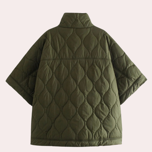 EB | Leichte wattierte Herbstjacke mit kurzen Ärmeln für Damen
