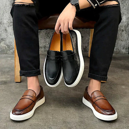EB Lässiger, Flacher Herren-Loafer
