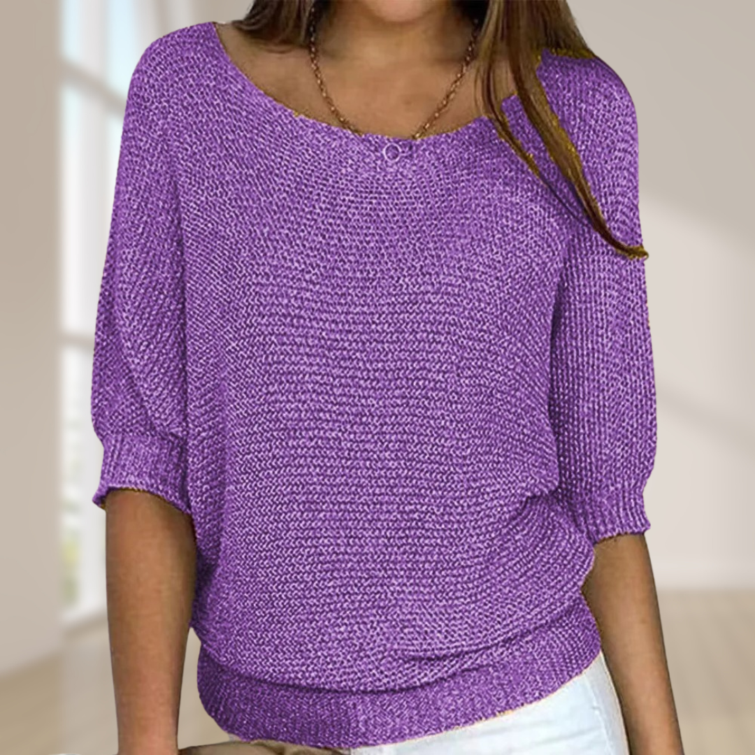 EB | Strickpullover mit halben Ärmeln