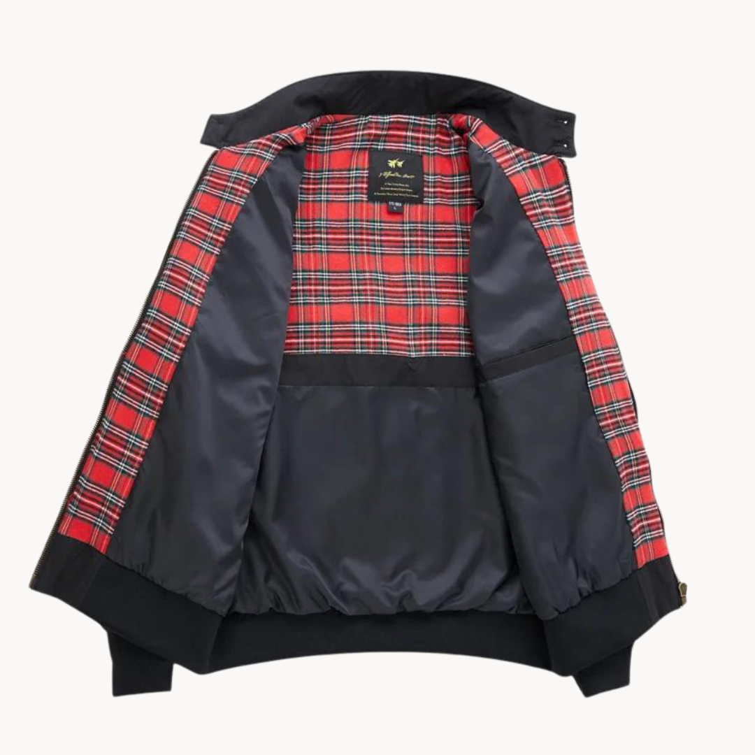 EB | Herren Camden Heritage Harrington Jacke - Tartanmuster gefüttert