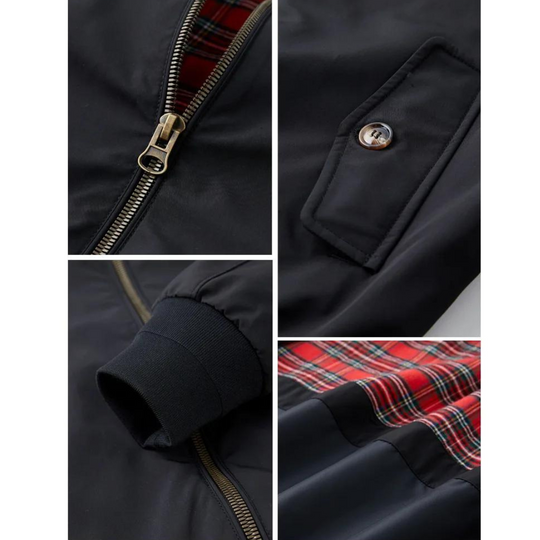 EB | Herren Camden Heritage Harrington Jacke - Tartanmuster gefüttert
