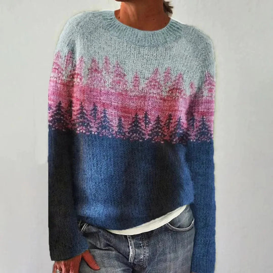 Damen Norwegerpullover mit Stilvollem Design & Gemütlicher Passform | EB