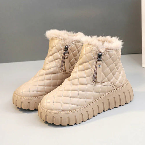 EB | Damen Winter Fleece Warme Stiefel
