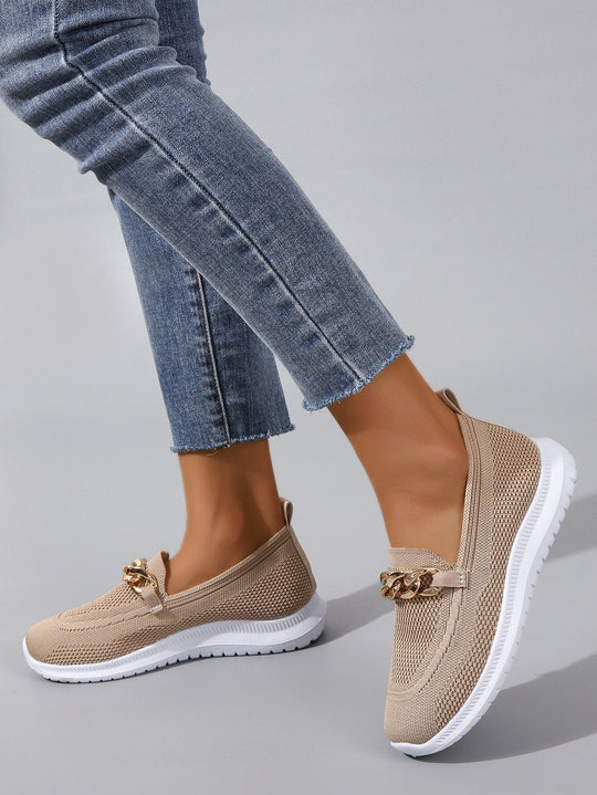 EB | Schicke Sneaker Mit Kettenbesatz