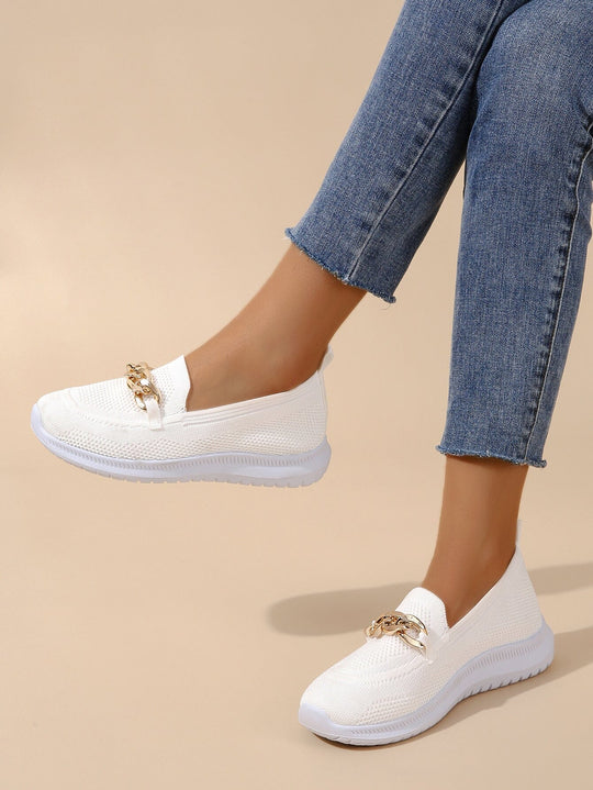 EB | Schicke Sneaker Mit Kettenbesatz