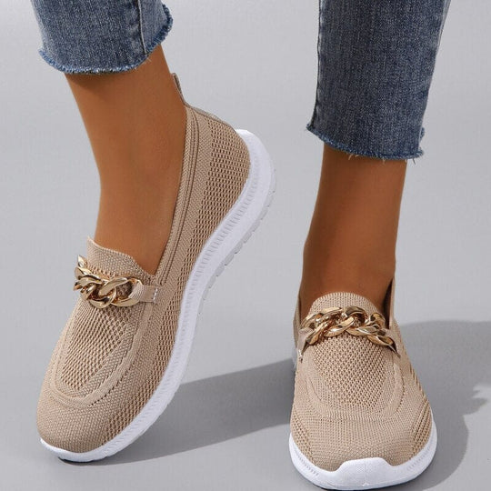 EB | Schicke Sneaker Mit Kettenbesatz