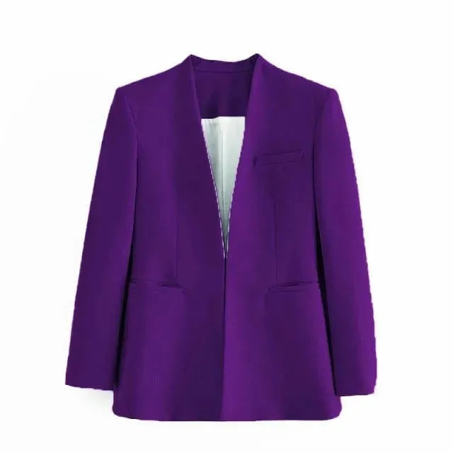 EB | Der Vorstellungskraft Formal Blazer Damen - Lässig - Uni-Farben