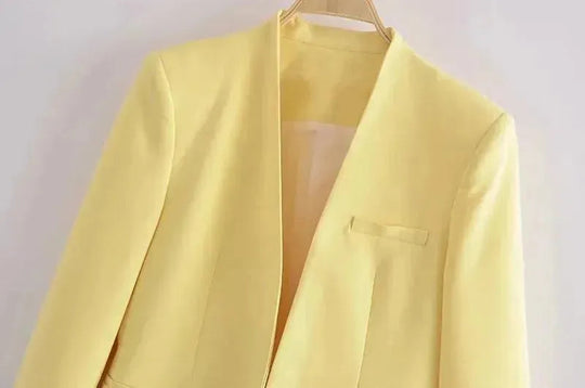 EB | Der Vorstellungskraft Formal Blazer Damen - Lässig - Uni-Farben