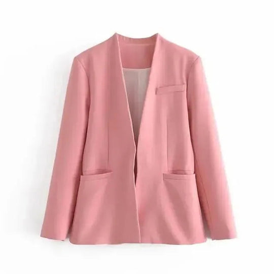 EB | Der Vorstellungskraft Formal Blazer Damen - Lässig - Uni-Farben