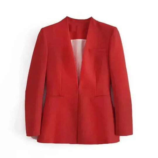 EB | Der Vorstellungskraft Formal Blazer Damen - Lässig - Uni-Farben
