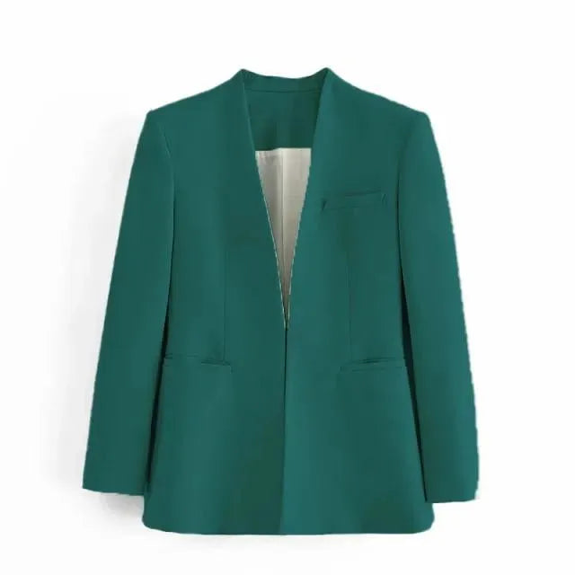 EB | Der Vorstellungskraft Formal Blazer Damen - Lässig - Uni-Farben