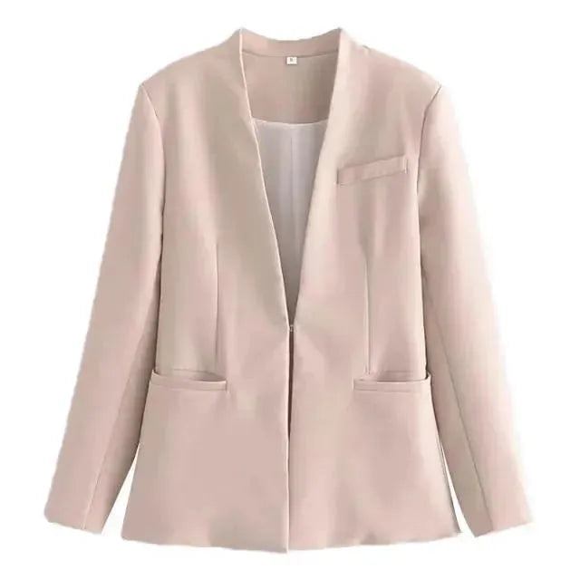 EB | Der Vorstellungskraft Formal Blazer Damen - Lässig - Uni-Farben
