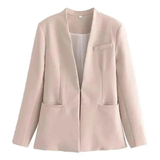 EB | Der Vorstellungskraft Formal Blazer Damen - Lässig - Uni-Farben