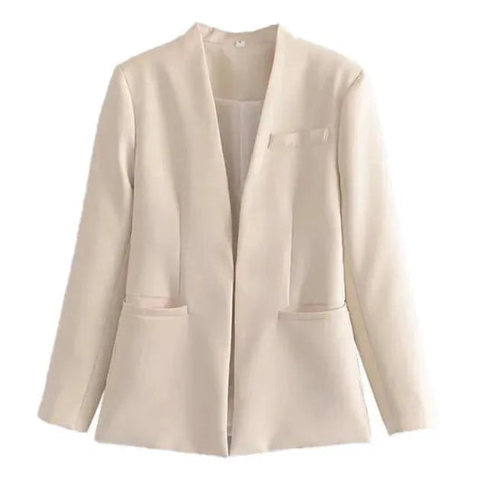 EB | Der Vorstellungskraft Formal Blazer Damen - Lässig - Uni-Farben