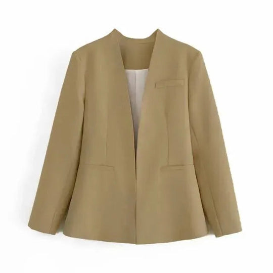 EB | Der Vorstellungskraft Formal Blazer Damen - Lässig - Uni-Farben