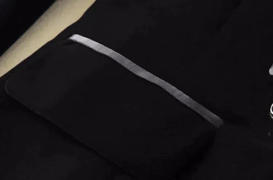 EB | Der Prowess Samt V-Ausschnitt Blazer Damen - Lässig - Uni-Einfarbig
