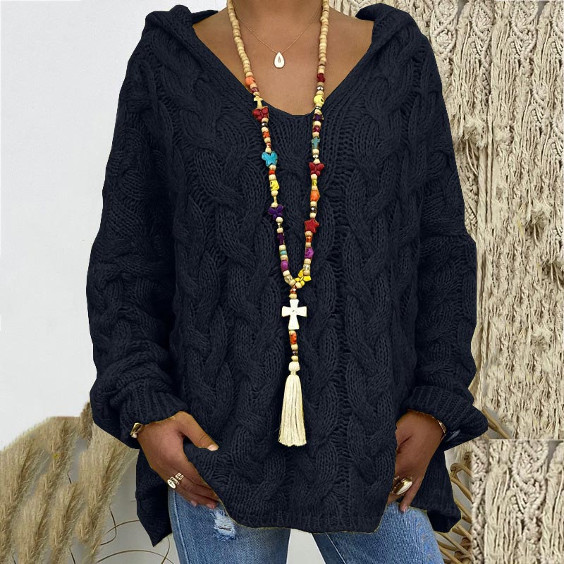 EB | Zeitloses Kabelstrick-Pullover für Frauen