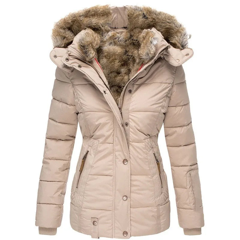EB | Damenjacke mit Kragen und Fell