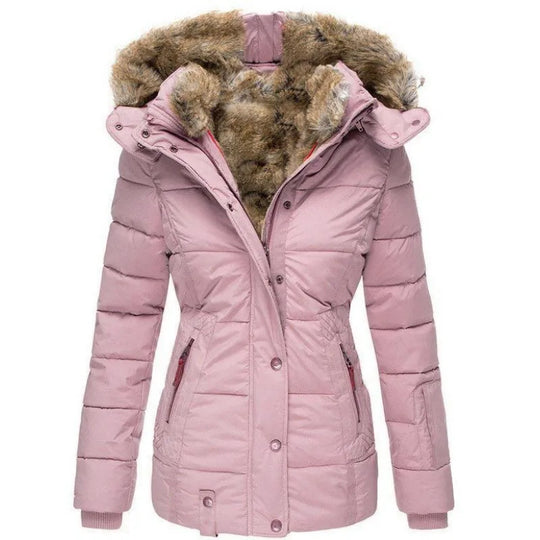 EB | Damenjacke mit Kragen und Fell