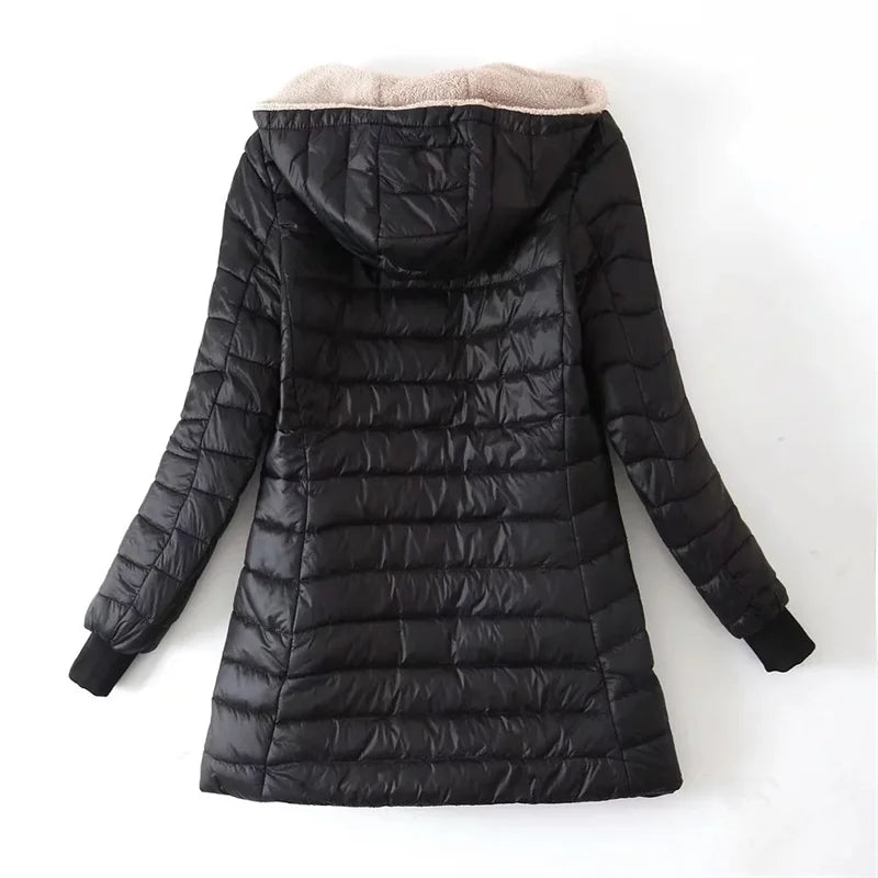 EB | Loose Fit Daunenjacke mit Kapuze - Lässig