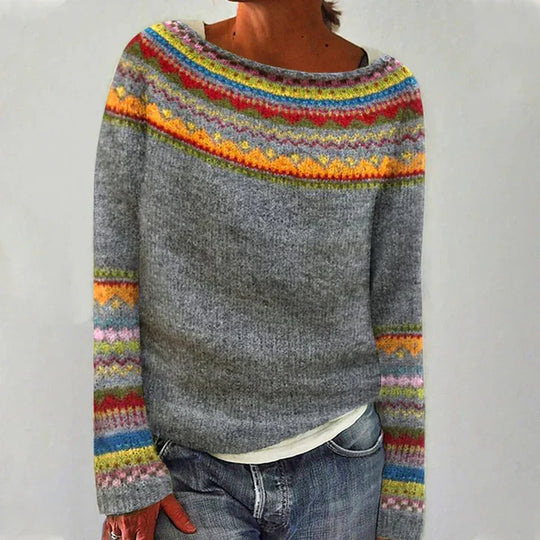 EB | Warmer Retro - Winterpullover für Frauen