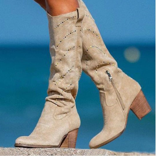 EB | Elegante Kniehohe Schicke Stiefel