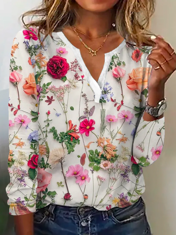 EB | Trendy Floral Pullover