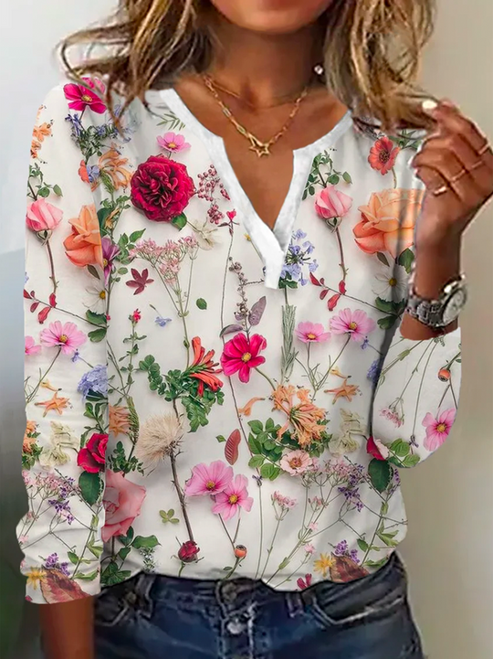 EB | Trendy Floral Pullover