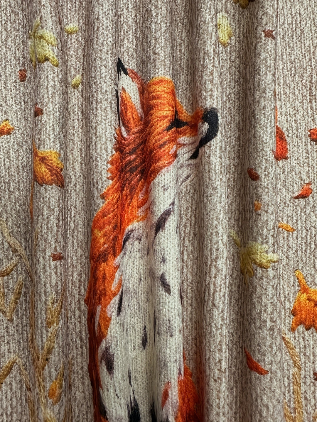 EB | Trendy Fuchs Druck Pullover